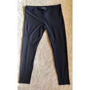 Black Steve Madden Leggings w/ Mesh Stripes